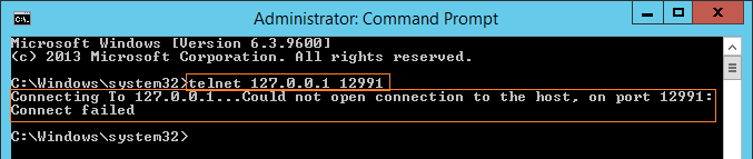 This operation can be performed only on a computer that is joined to a server farm by users who have permissions in SQL Server to read from the configuration database check port connectivity via telnet command
